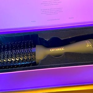 NIB Amika 2in 1 Hair Blow Dryer Brush